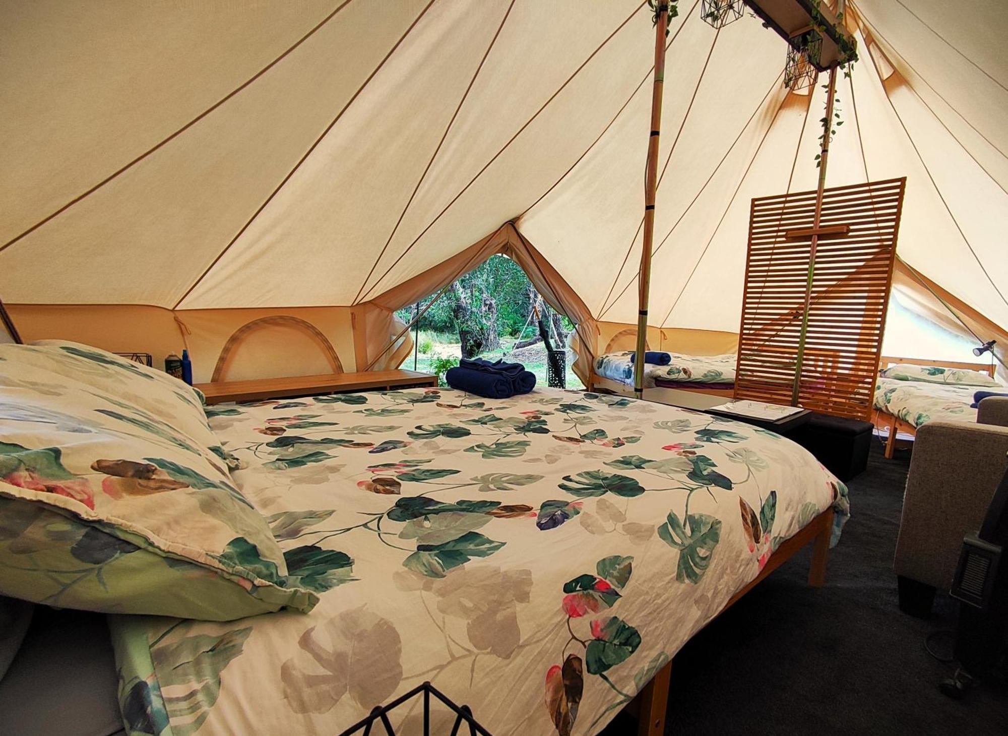 Glamping At Zeehan Bush Camp Exteriör bild