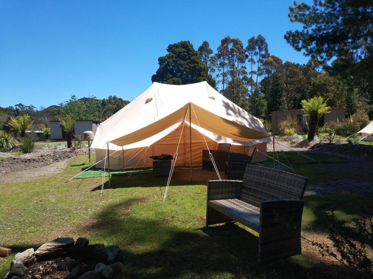 Glamping At Zeehan Bush Camp Exteriör bild